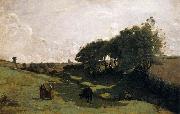 Jean Baptiste Camille  Corot The Vale France oil painting artist